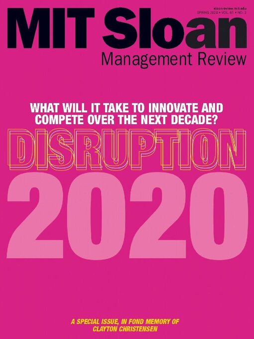 Détails du titre pour MIT Sloan Management Review par MIT Sloan Management Review - Disponible